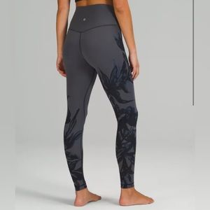 Lululemon Womens Align High Rise Pant Leggings Sz 6 Botanical Bloom Anchor